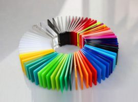 Plexiglass colorido